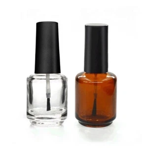 Empty Polish Bottles with Brush Cap 5ml 2 Bottles *Choose one* - Picture 1 of 3