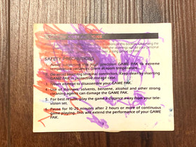 Gunsmoke Gun Smoke (missing cover) Nintendo NES Instruction Manual Only