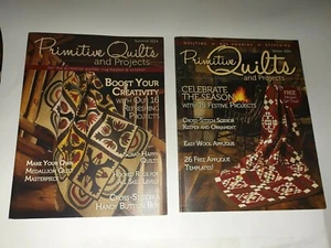 Two 2014 Primitive Quilts & Projects Magazine Summer And Winter - Picture 1 of 6