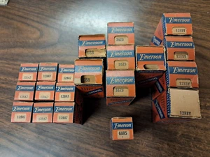 Qty 20 Emerson Radio & Phonograph Tubes New in Box 6 Different tube P/N's - Picture 1 of 20
