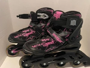 Roces ABCE 5 Womens Inline Skates (Size 11 - No Box) BLK/MAGENTA-READ - Picture 1 of 4