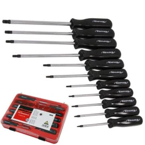 Neilsen 11pc Tamperproof Security Torx Magnetic Star Screwdriver T6-T40 Set - Picture 1 of 3