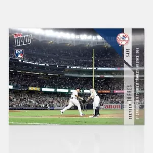 2018 TOPPS NOW #167 GLEYBER TORRES 1ST CAREER HR YOUNGEST YANKEES SINCE 1969 - Picture 1 of 2