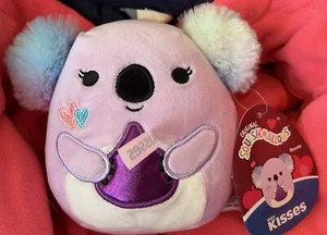 Squishmallows Hershey's Kisses Renate the Koala 5" Purple Valentine's day 2024 - Picture 1 of 3
