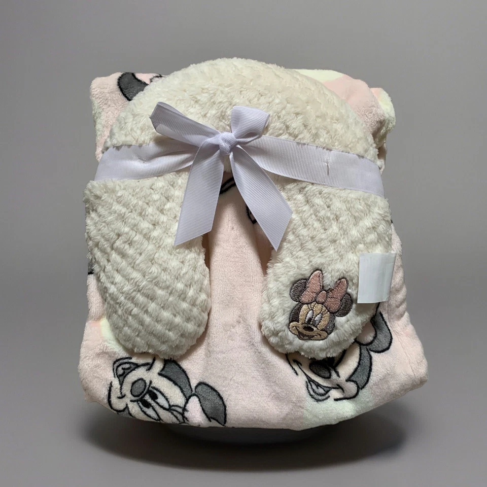 Mickey Mouse Disney Baby Blanket and Headrest Set