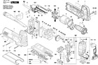 Wyrzynarka wahadłowa Bosch GST 160 CE oryginalna lista części zamiennych Bosch 3601E17001
