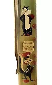 Looney Tunes Floaty Pen Moving Pepe Le Pew w Love Sign Penelope 1990 Vintage - Bild 1 von 9