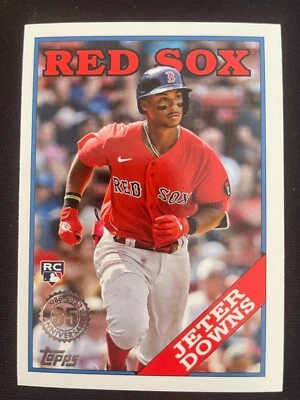 Jeter DOWNS 2023 Topps Rookie Retro 35th Anniversary #T88-53 Boston Red Sox - Image 1 of 2