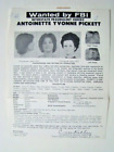1975 Wanted by FBI Antoinette Yvonne Pickett Interstate Fraudulent Checks Notice