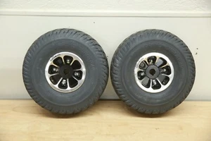 PAIR FLAT FREE Drive Wheels Tires for Jazzy/Quantum J6 610 1103 1113 ATS 3.00-4 - Picture 1 of 10