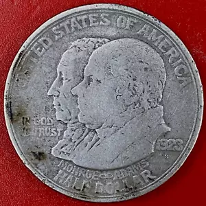 1923-S MONROE DOCTRINE CENTENNIAL COMMEMORATIVE HALF LOWBALL - Picture 1 of 2