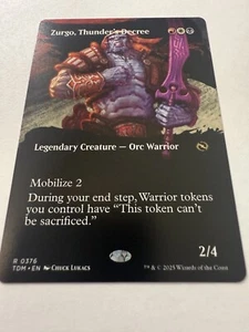 Zurgo, Thunder's Decree (Borderless) Tarkir: Dragonstorm Regular - Bild 1 von 3