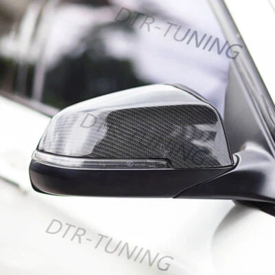 Cubiertas de espejos laterales de fibra de carbono para BMW 530i 535d 550i M550d F10 F11 LCI 2014-up Foto 1 de 4