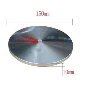 150MM 6 inch Lapping Polishing Disc Zinc Plate Jewelry polishing Flat Lap Wheel - Picture 1 of 5