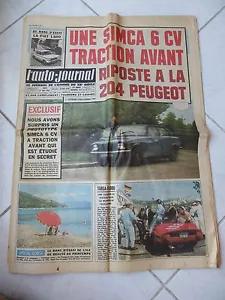 L'Auto-Giornale N°377 Fiat 1500 Targa Florio Simca 6CV - Imagen 1 de 1
