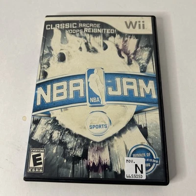 NBA Jam Wii, Complete, Disc, Case, No Manual, Cover Art, EA Sports, Tested, - Image 1 of 4