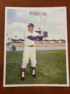 Ron Fairly - MLB: Los Angeles Dodgers - handsigniertes 8 x 10" Foto Ende 1960er - Bild 1 von 2