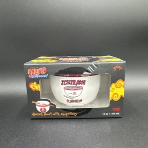 Naruto Ramen Schale mit Essstäbchen 16 Unzen Anime Ramen Bowl Ichiraku Ramen Shop - Bild 1 von 3