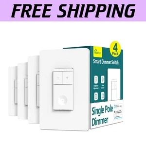 4-Pack Smart Dimmer Switches - Control Lights with Alexa & Google Assistant - Picture 1 of 11