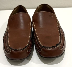 Tommy Hilfiger Dathan Men's 8 Brown Driving Moc/Loafer Timeless Appeal Preppy - Picture 1 of 10