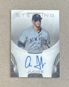 2013 Bowman Sterling Baseball Aaron Judge New York Yankees Rookie Autograph Card - Picture 1 of 2