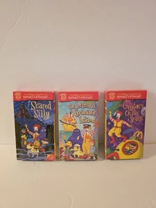 Set of 3 Vintage The Wacky Adventures of Ronald McDonald VHS/tested-WORKS - Picture 1 of 11