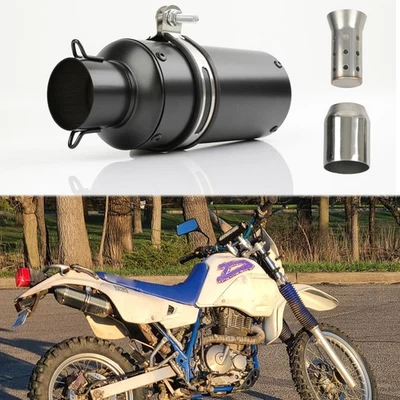 2" 51mm Slip-On Motorcycle Exhaust Muffler Pipe Silencer For Suzuki DR650 DR500 - Image 1 of 4
