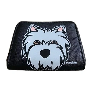 Marc Tetro Westie Dog Wallet Black Free Ship USA - Picture 1 of 7
