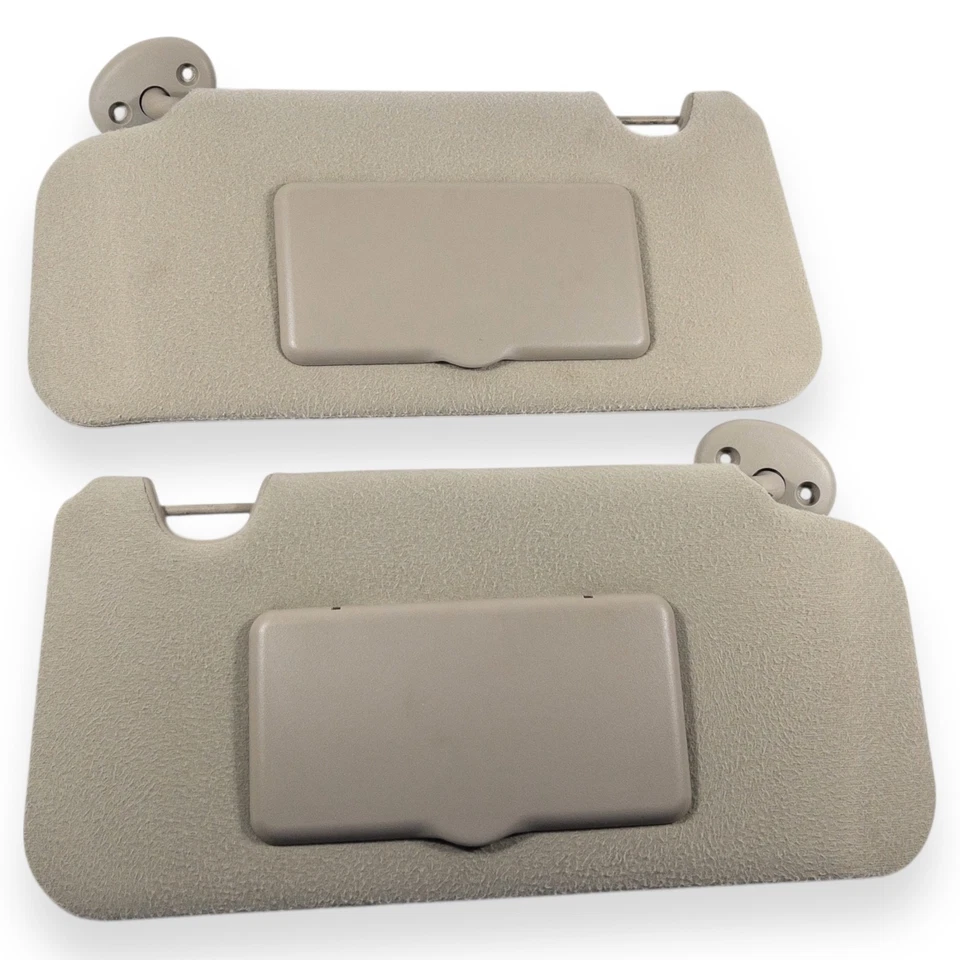 Juego de pares de parasoles laterales para conductor pasajero Saturn Vue 2002-2007 tela beige Foto 1 de 4