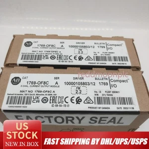 Nuevo módulo de corriente de A/S CompactLogix 8 Pt sellado de fábrica AB 1769-OF8C/A CompactLogix 1769OF8C - Imagen 1 de 7