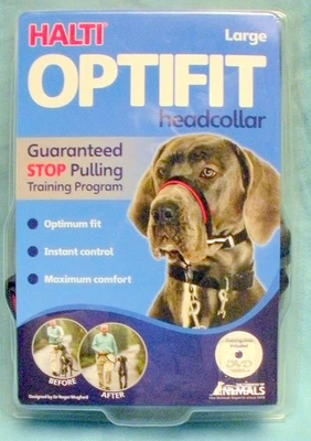 HALTI Optifit Headcollar - Tamaño: Grande/Grande 19-25 Pulgadas 48-64 cm Color Negro Foto 1 de 4