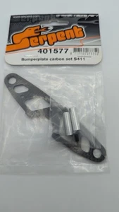 Juego de parachoques de carbono Serpent 401577 S411 SER401577 - Imagen 1 de 2