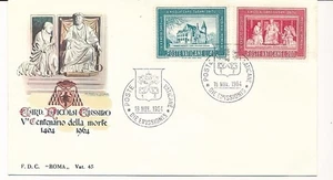 D222557 German Cardinal Nicolaus Cusanus FDC Vatican City 1964 - Picture 1 of 1