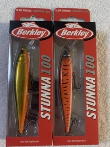 (LOT OF 2) BERKLEY STUNNA 100 3/8oz. MULTIPLE COLORS. NIP - Picture 1 of 3
