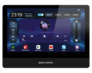 Weconic 10" Touchscreen Wall Amplifier with WiFi Bluetooth WTS-10 - Picture 1 of 9