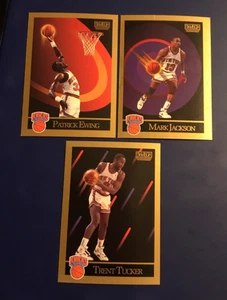 1990-1991 SkyBox #187 #189 #193 Patrick Ewing,Tucker,Mark Jackson Lot 3 Knicks - Picture 1 of 1