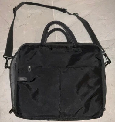 Notebook Dell CX535 Deluxe genuíno preto bolsa estojo de transporte + alça - Imagem 1 de 4