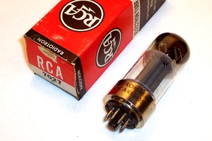 Rare 1959 RCA METAL BASE 7027A GREY PLATE - DOUBLE DD GETTERS - Picture 1 of 6