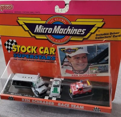 1992 Micromachines Ken Schrader Race Team, Stock Car Superstars #3, NASCAR. - Image 1 of 4