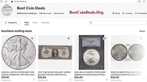 BestCoinDeals.Org PREMIUM DOMAIN INTERNET COIN & CURRENCY BUSINESS BUY SELL COIN - Picture 1 of 1