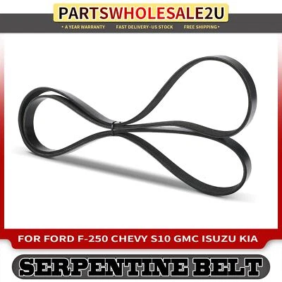 Cinturón serpentino 75,49 pulgadas para Ford F-250 88-96 F-Super Duty Chevrolet LLV Lincoln Foto 1 de 4