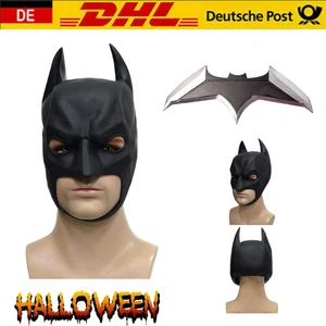 DHL Die Batman Helm Bruce Wayne Superhero Cosplay Maske Party Requisiten Kostüm - Bild 1 von 15