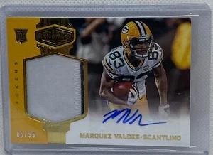 MARQUEZ VALDES-SCANTLING 2018 PANINI PLATES AND PATCHES RPA PATCH AUTO RC #D /99 - Picture 1 of 1