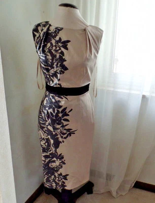 LINDO VESTIDO ESTAMPADO PENSAE RARO COSTA TAMANHO 8 NOVO COM ETIQUETAS/VENDA/VENDA - Imagem 1 de 4