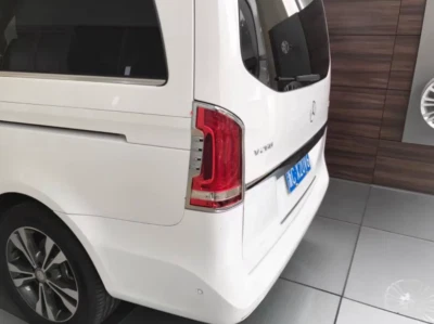 Cubierta de lámpara de luz trasera cromada para Mercedes Benz Clase V 14-19 W447 ABS - Imagen 1 de 4