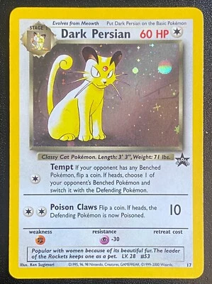 Dark Persian 17 - Black Star Promo (2000) - Vintage WOTC Holo - LP - Image 1 of 4