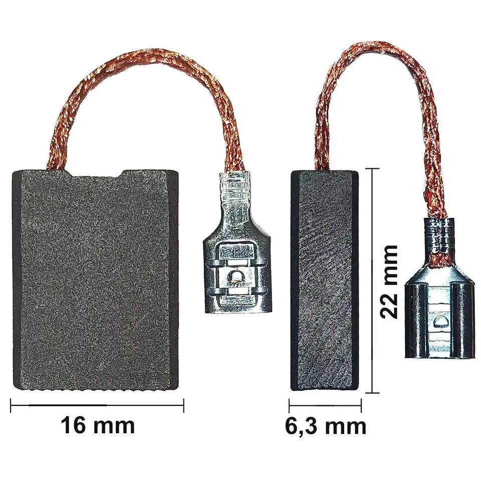 Kohlebürsten Kohlen für Bosch GNF 65 A Mauernutfräse - Bild 1 von 1