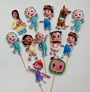 COCOMELON Muffin Aufstecker Cocomelon Topper für Muffin Muffin Deko Cupcakes... - Bild 1 von 11