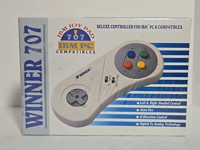 Winner 707 Deluxe IBM Joy Pad PC Controller SEALED NEW  - Image 1 of 2
