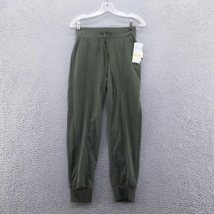 NWT Zella Womens Performance Jogger Pants XS Olive Green Pull On Drawstring - Picture 1 of 14